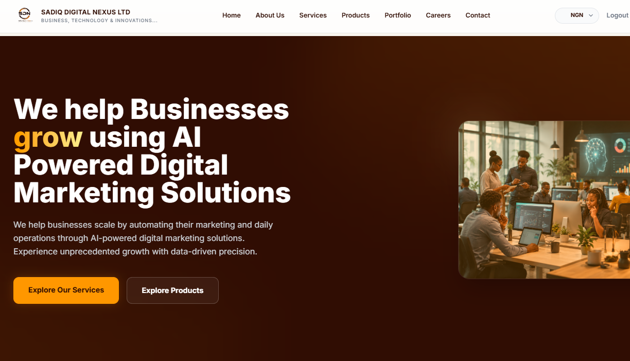 Sadiq Digital Nexus Ltd (Company Website)